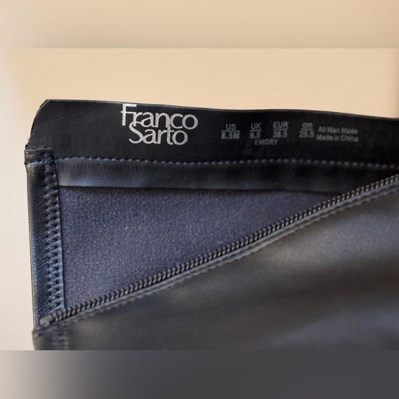 NWOT Franco Sarto Emory Tall Boots in Black Size 8.5 - Picture 8 of 13